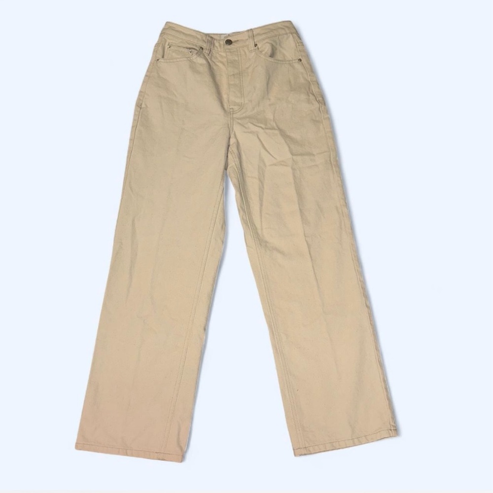 Twik Cream High-Waisted Pants